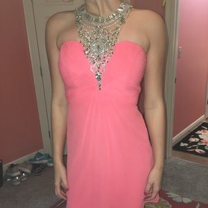 Coral prom/homecoming dress